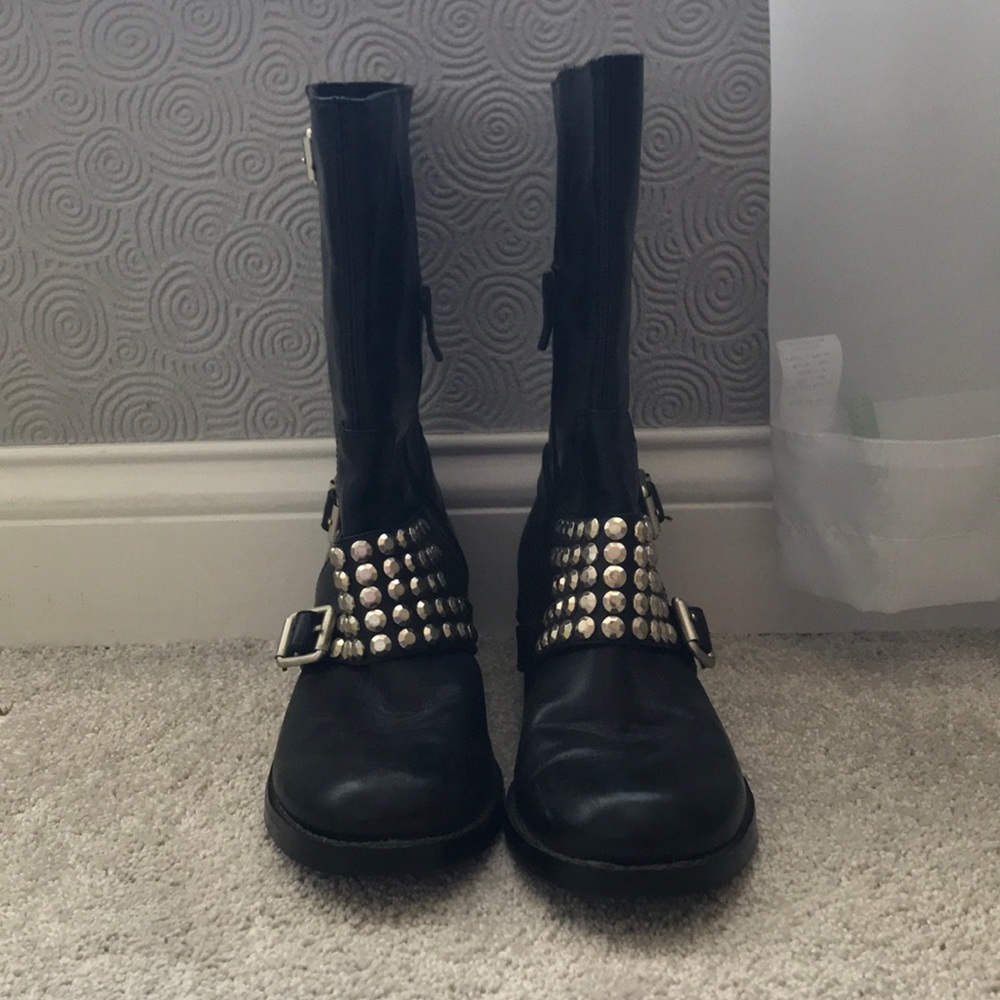 BCBG Combat Moto Boots
